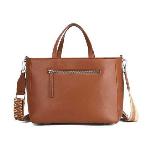 Bolsa estilo tote marca Lee color beige modelo A07698