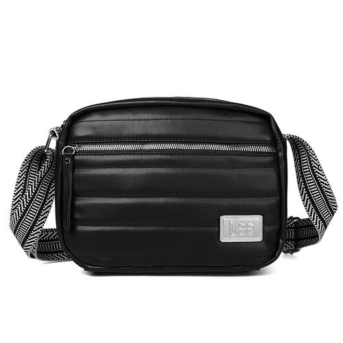 Bolsa estilo crossbody marca Lee color negro modelo A07708