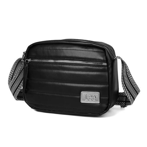 Bolsa estilo crossbody marca Lee color negro modelo A07708