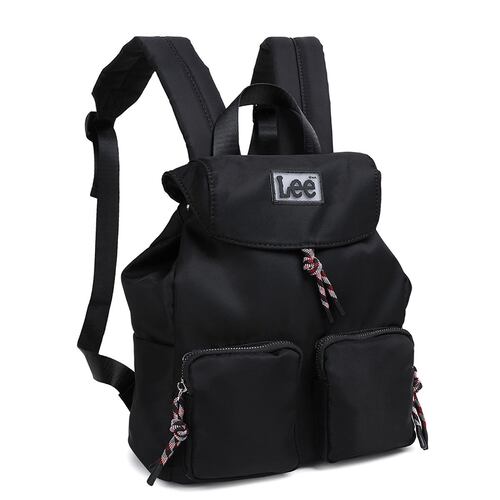 Bolsa estilo Backpack marca Lee color negro modelo A07726