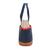 Bolsa estilo Shopper marca Lee color Marino con Beige modelo A07733