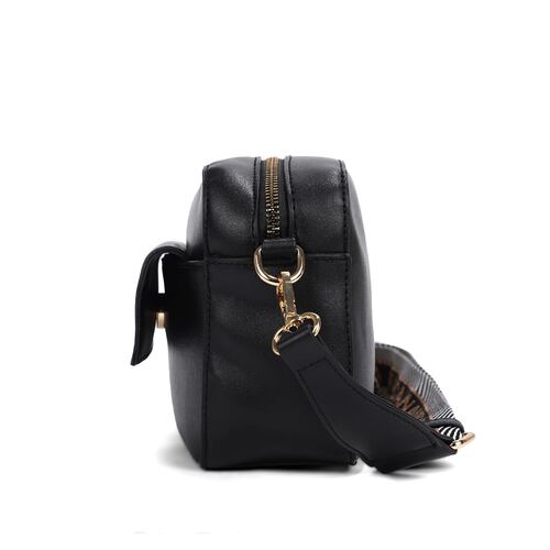 Bolsa estilo Crossbody marca Náutica color negro modelo A10037