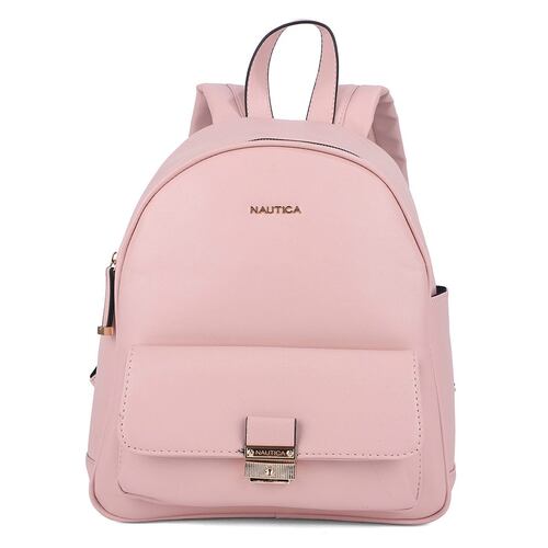 Bolsa estilo Backpack marca Náutica color rosa modelo A10081