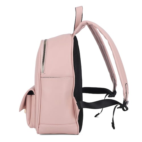 Bolsa estilo Backpack marca Náutica color rosa modelo A10081