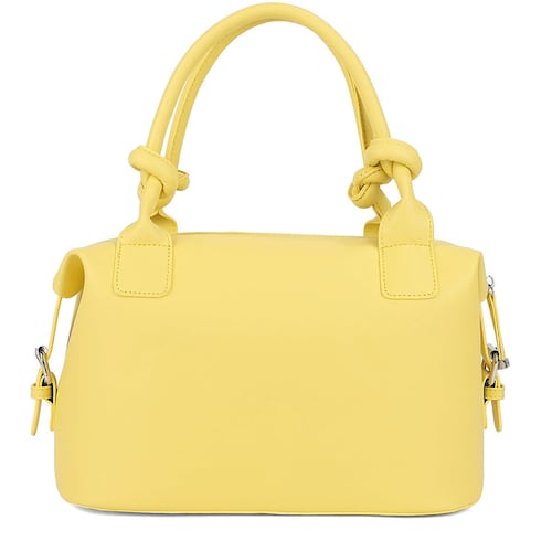 Bolsa estilo Satchel marca Náutica color amarillo modelo A10086