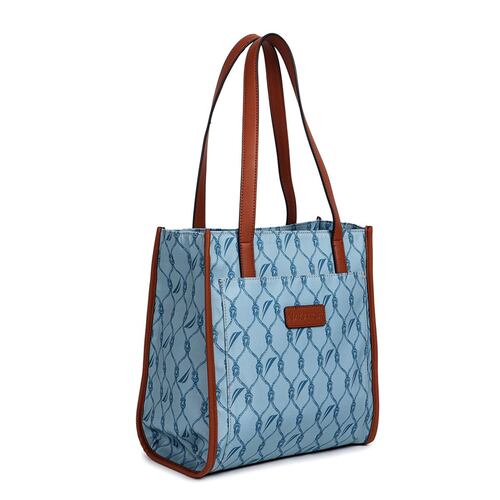 Bolsa estilo Tote de print color azul marca Náutica modelo A10114