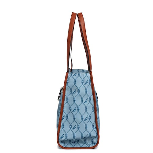 Bolsa estilo Tote de print color azul marca Náutica modelo A10114