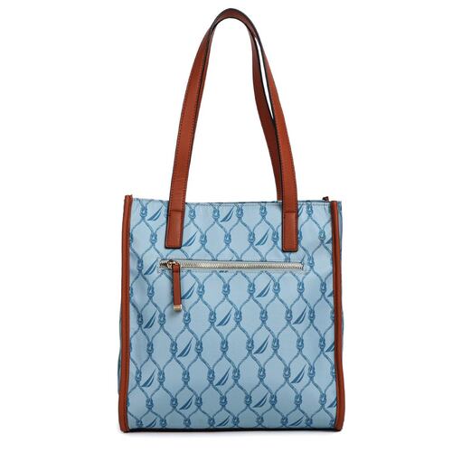 Bolsa estilo Tote de print color azul marca Náutica modelo A10114