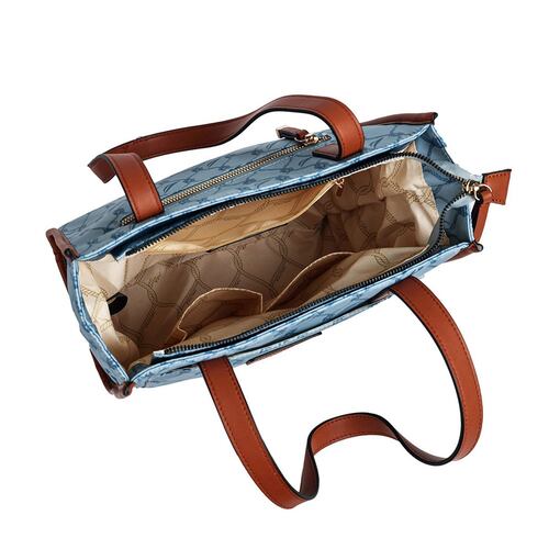 Bolsa estilo Tote de print color azul marca Náutica modelo A10114