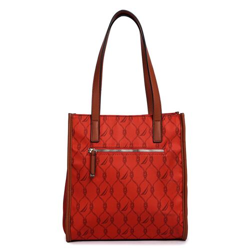 Bolsa estilo Tote de print color rojo marca Náutica modelo A10115