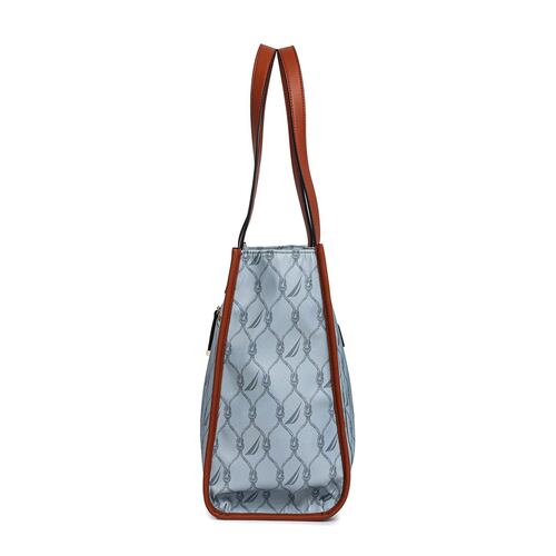 Bolsa estilo Tote de print color gris marca Náutica modelo A10116