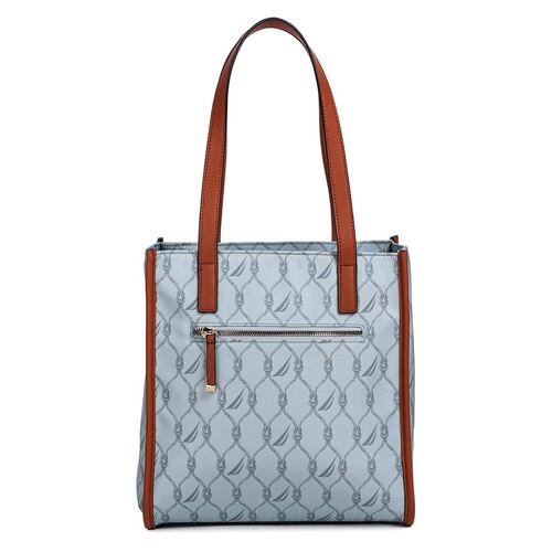 Bolsa estilo Tote de print color gris marca Náutica modelo A10116