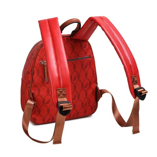 Bolsa estilo Backpack de print rojo marca Náutica modelo A10117