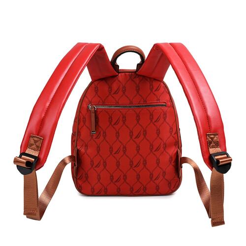 Bolsa estilo Backpack de print rojo marca Náutica modelo A10117
