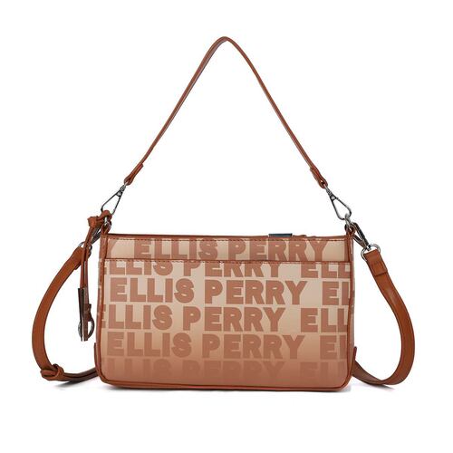 Bolsa estilo Shoulder marca Perry Ellis color camello modelo A10143