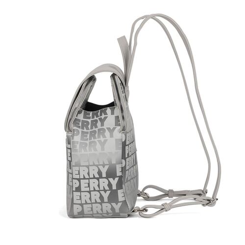 Bolsa estilo Backpack marca Perry Ellis color gris modelo A10148