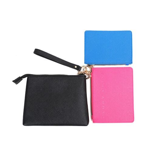Set de Cosmetiqueras / Pouches marca Perry Ellis en variedad de colores modelo A10292