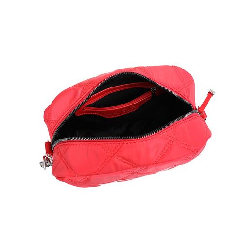 Bolsa estilo Crossbody marca Náutica color Fucsia con cartera en contraste color marino modelo A10518