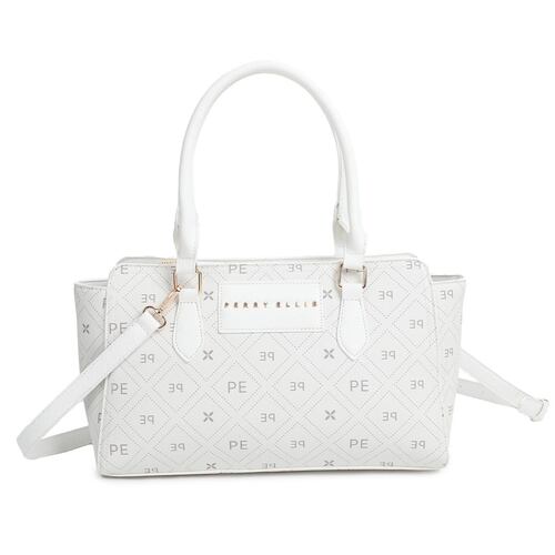 Bolsa Shoulder Perry Ellis color gris para Mujer