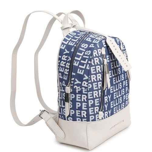 Bolsa Backpack Perry Ellis color print marino para Mujer