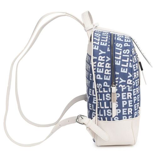 Bolsa Backpack Perry Ellis color print marino para Mujer