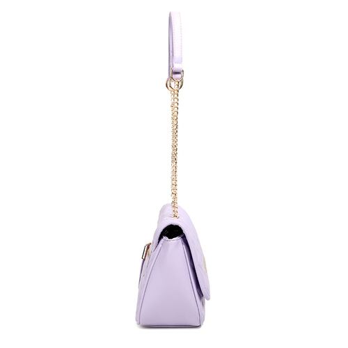 Bolsa estilo Crossbody marca Perry Ellis color lila modelo A10766