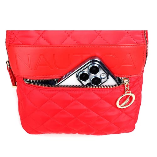 Bolsa Nautica Tipo Backpack color rojo para Mujer