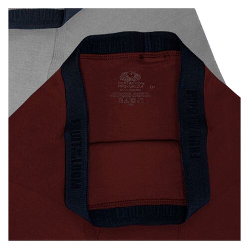 Bóxer ajustado Premium Fruit of the Loom multicolor talla chica