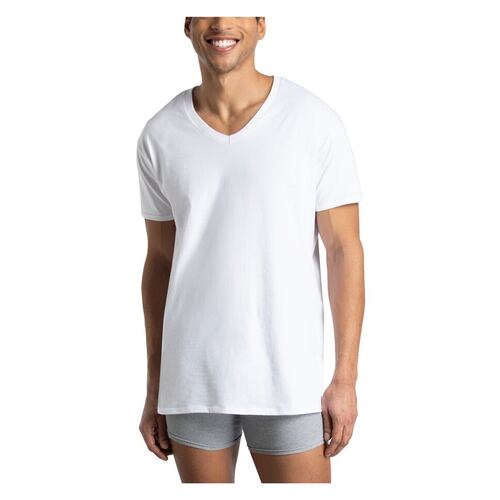 Playera V Fruit of the Loom Algodón para Hombre