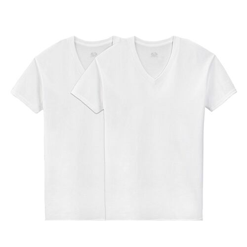 Playera V Fruit of the Loom Algodón para Hombre