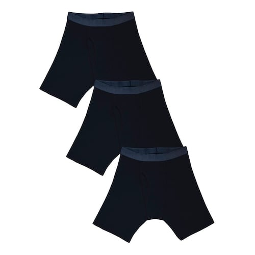 Bóxer ajustado Premium Fruit of the Loom negro talla extra-grande