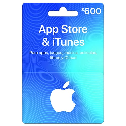 Tarjeta iTunes 600 MXN