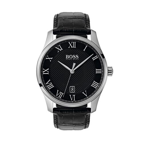 Reloj Boss Master Color Negro 1513585 Para Caballero