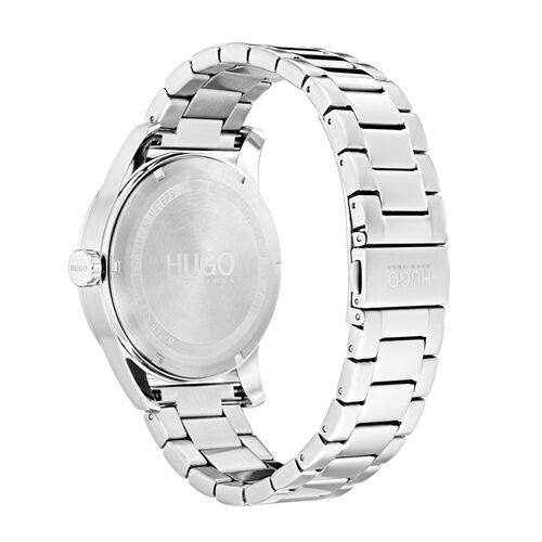 Reloj Hugo Plateado 1530016 Para Caballero