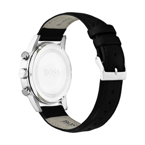 Reloj Boss Navigator Color Negro 1513678 Para Caballero