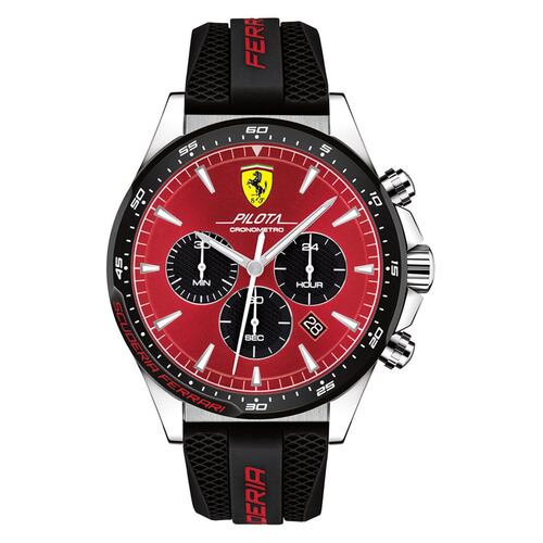 Reloj Ferrari Pilota 830595 Para Caballero