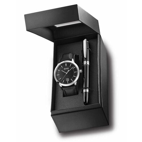 Reloj Box-Set Boss Caballero 1570078 Negro