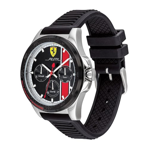 Reloj Scuderia Ferrari Negro y Rojo Para Caballero