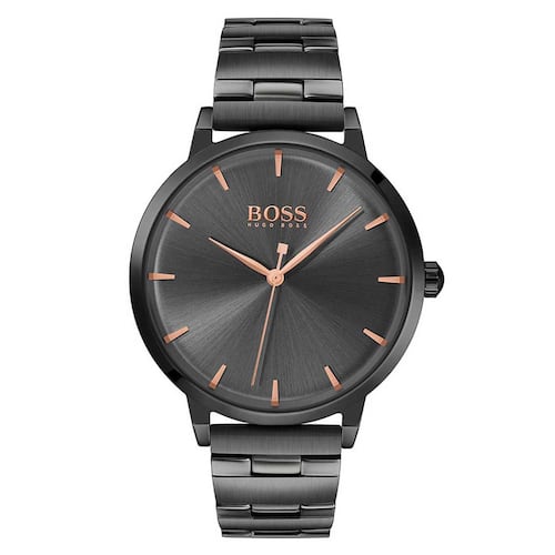 Reloj Boss 1502503 Dama Acero Gris Ionicado