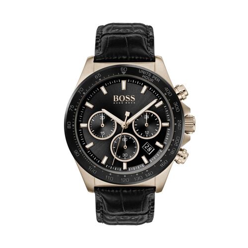 Reloj Boss Hero Dorado y Negro 1513753 Para Caballero