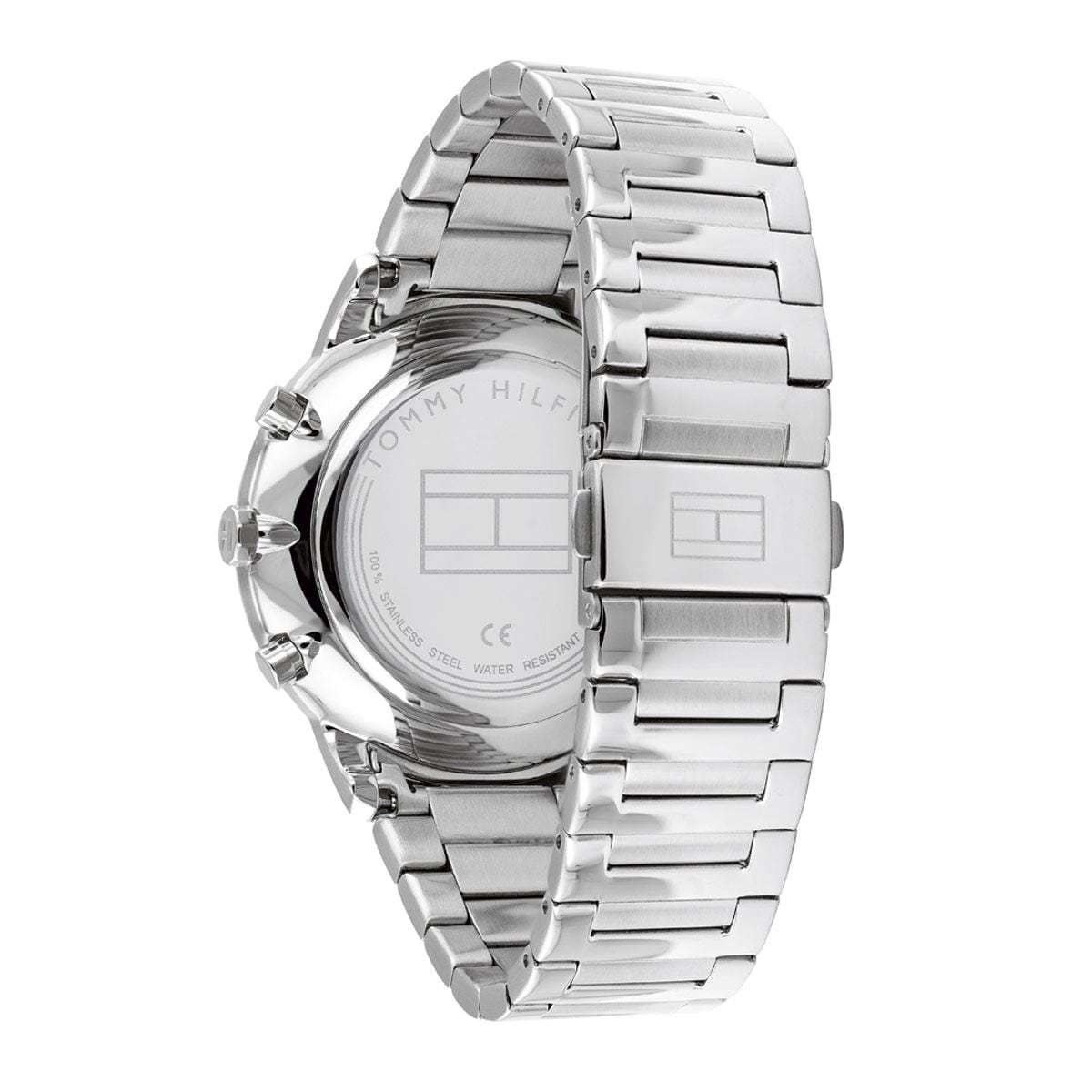 Reloj Tommy Hilfiger Hunter Plateado 1710407 Para Caballero