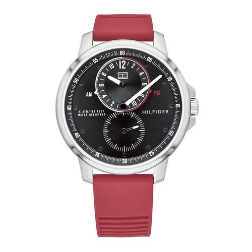 Reloj Tommy Hilfiger Logan Rojo 1791628 Para Caballero