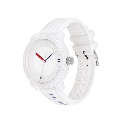 Reloj Tommy 1791743 Caballero Color Blanco
