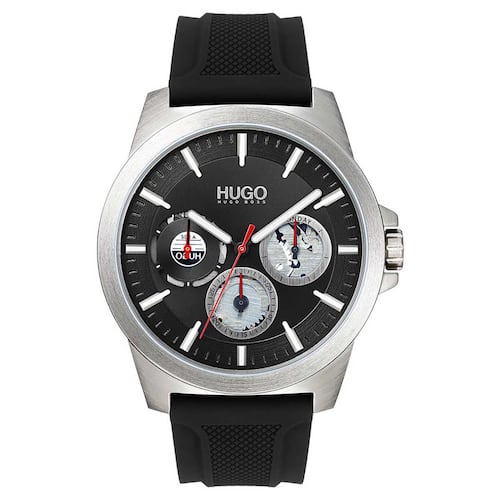 Reloj Hugo 1530129 Caballero Silicón Negra