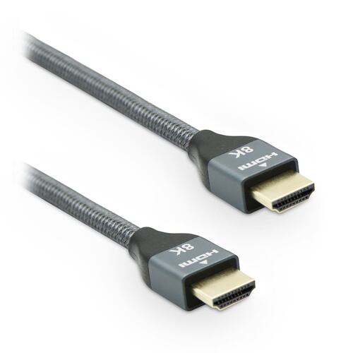 Cable HDMI 2.1 ATOM GAMES 8K para Multiplataforma en Color Gris