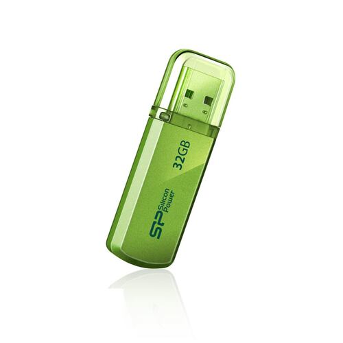 USB Aluminio Verde Limon 32GB Silicon Power
