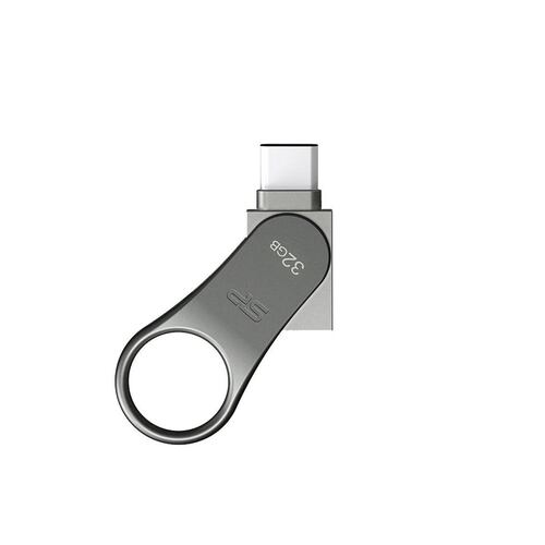 Memoria 32GB Type C A USB 3.0 Otg Alum Silicon Power