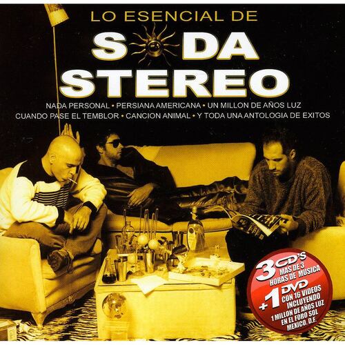 3Cd´S+Dvd Lo Esencial de Soda Stereo