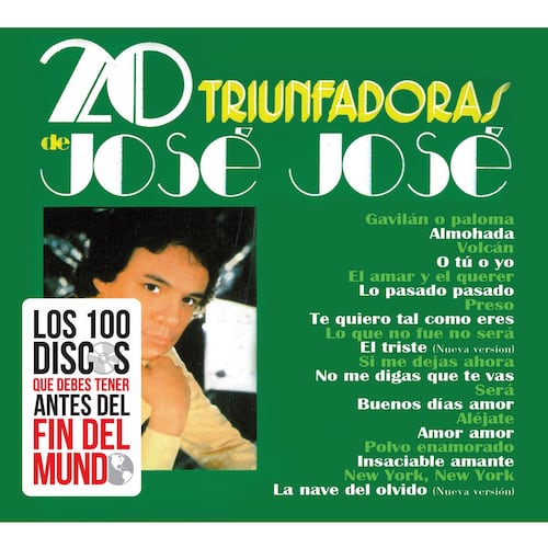 CD 20 Triunfadoras De José José