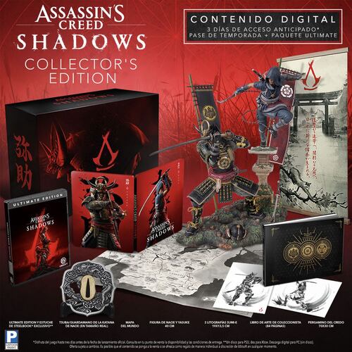 Collector's Edition Assassins Creed Shadows para Playstation 5